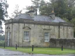 Second oblique close up view of East Lodge to Streathlam Castle October 2016